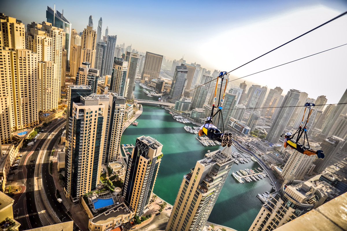 Dubai: Zip Line across the Marina Tour