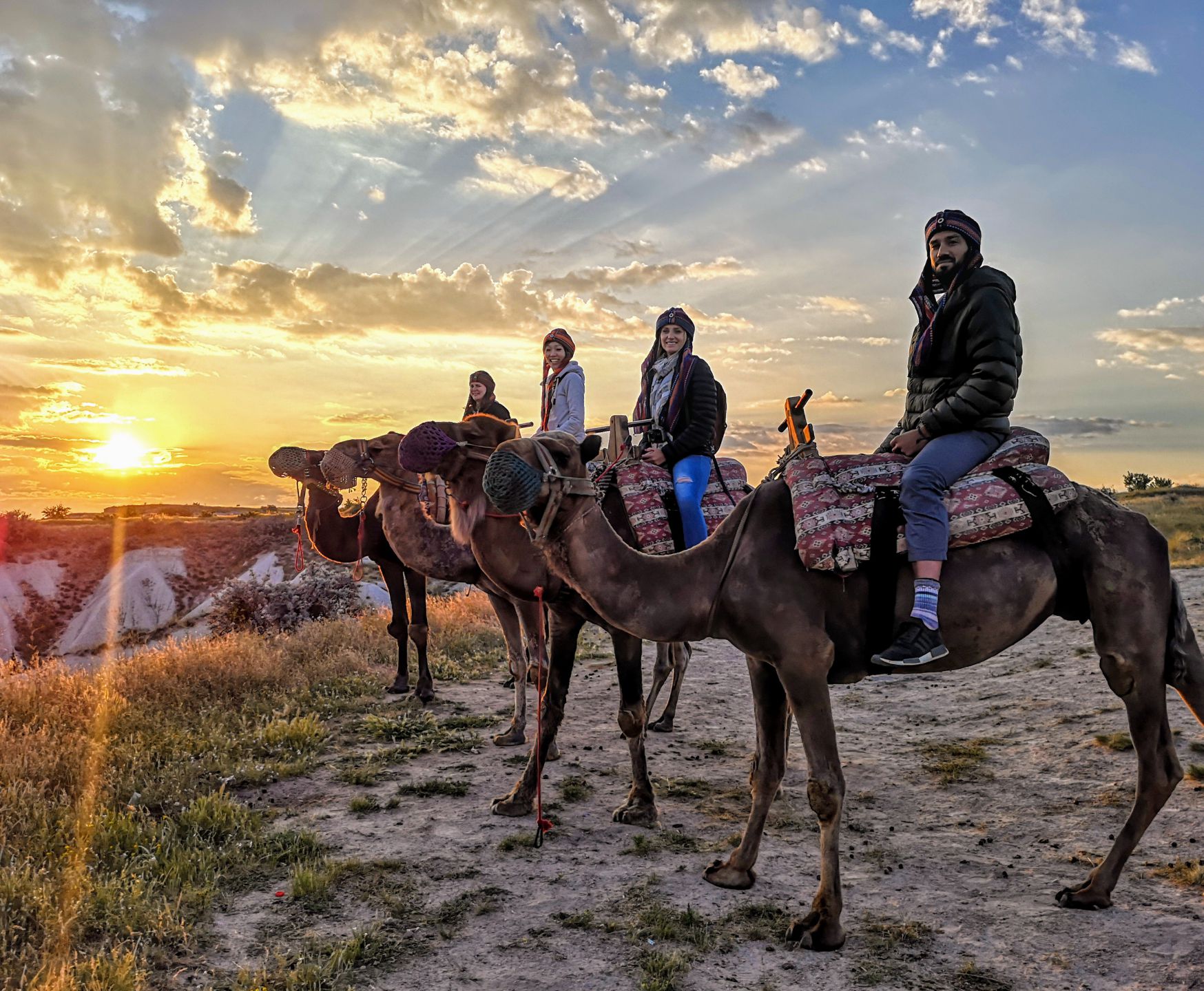 Cappadocia: Sunset or Sunrise Scenic Camel Ride Trip